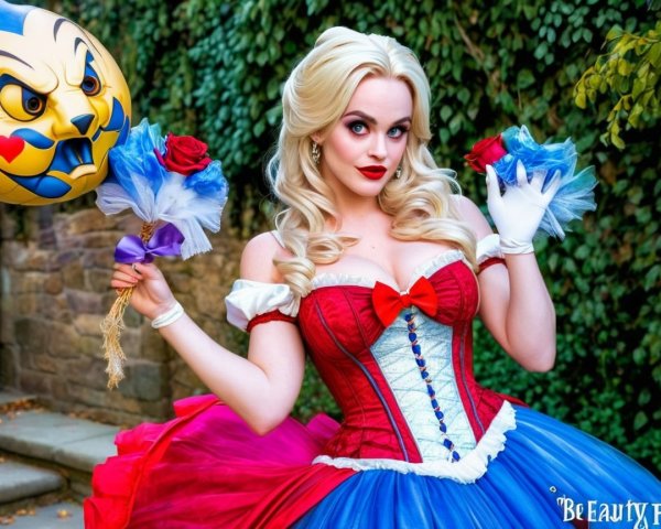 Whimsical Fairytale Costume with Colorful Details