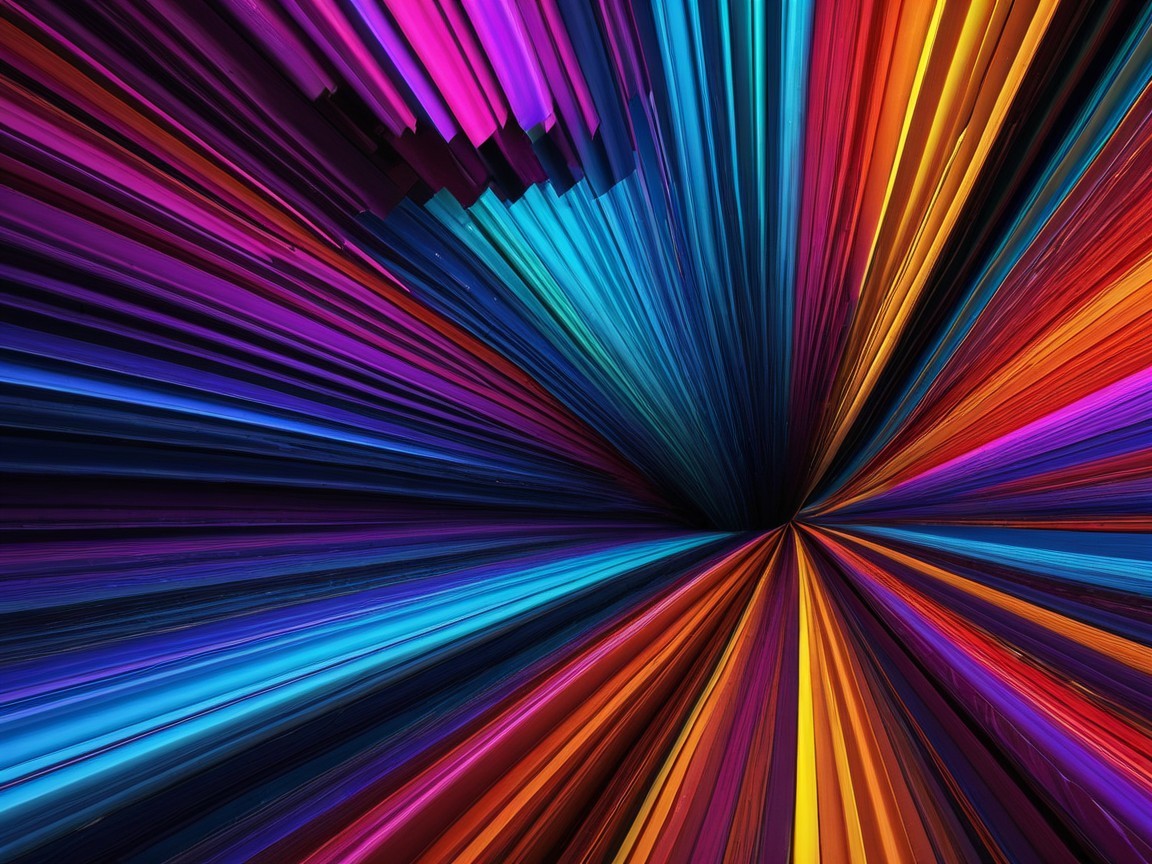 Vibrant Abstract Colors Creating Dynamic Motion