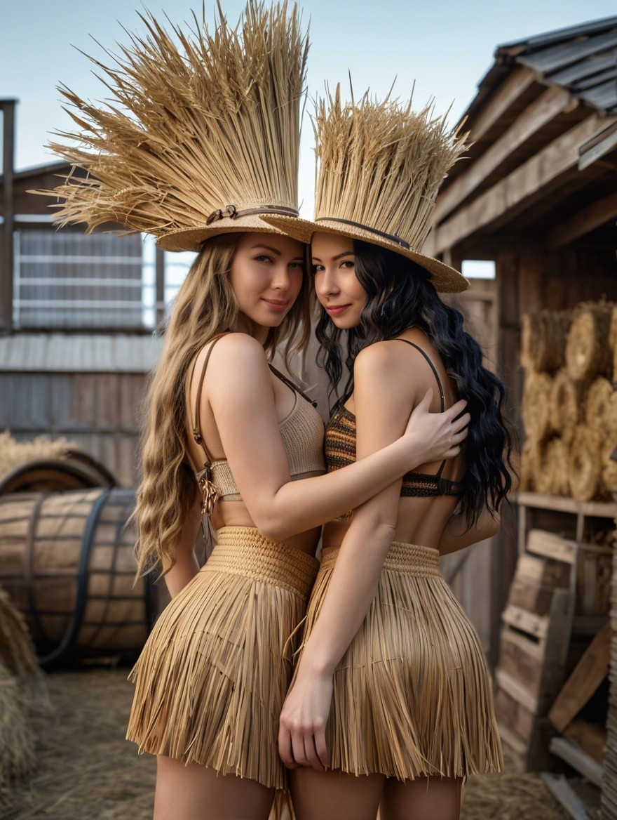 Stylish Duo in Rustic Charm