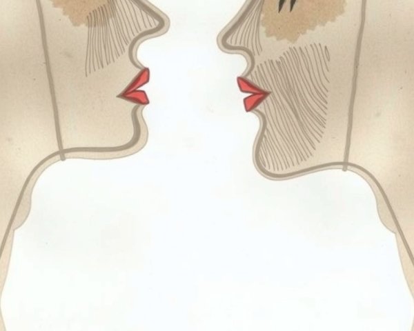 Stylized Profile Faces with Bold Features and Depth