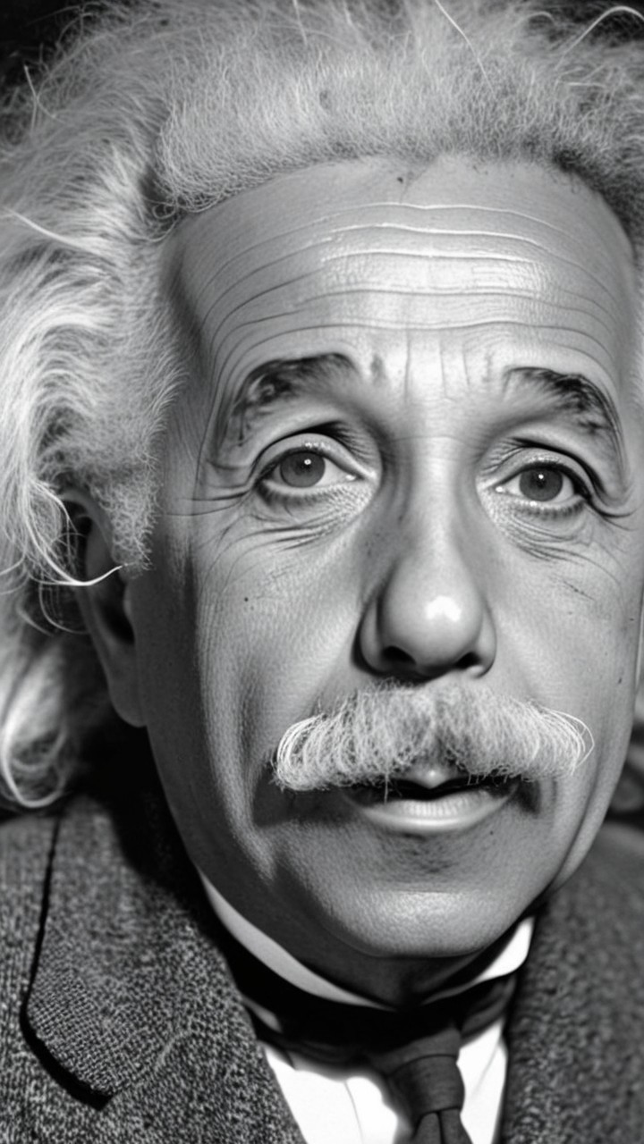 Close-up Portrait of an Elderly Man in Black and White