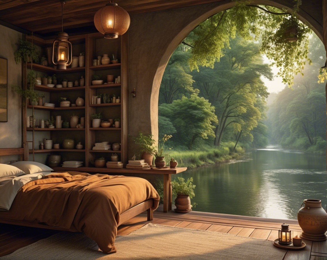 Tranquil Bedroom Design with Natural Elements
