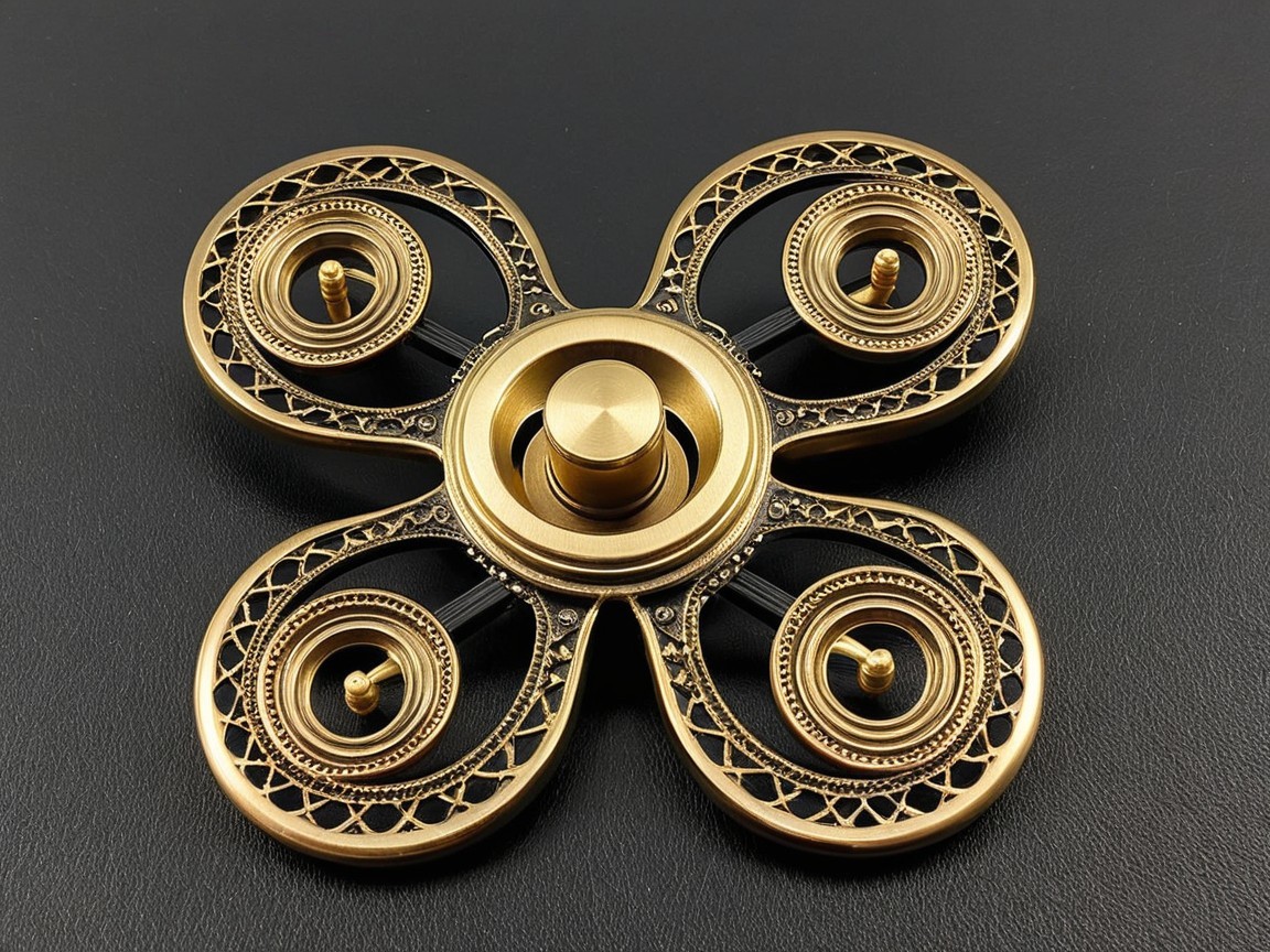 Stylish Fidget Spinner with Four Elegant Arms