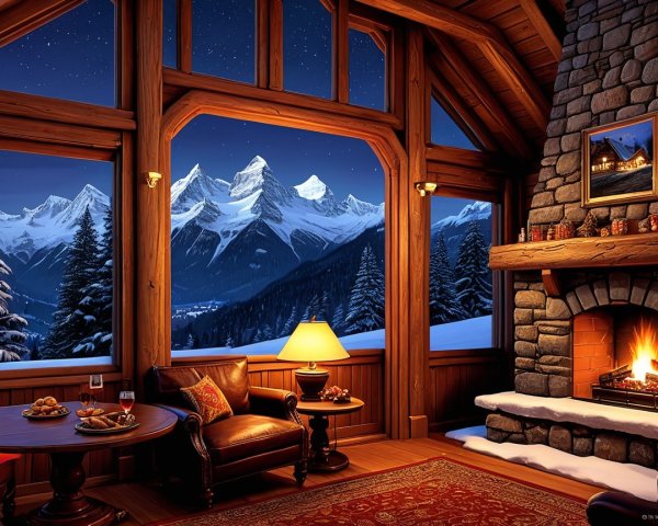 Cozy Mountain Cabin with Scenic Views and Fireplace