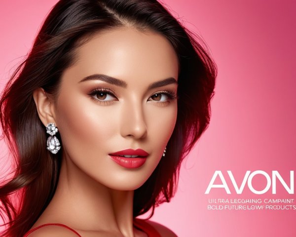 Model Showcasing Avon Ultra Legging Campaign Beauty