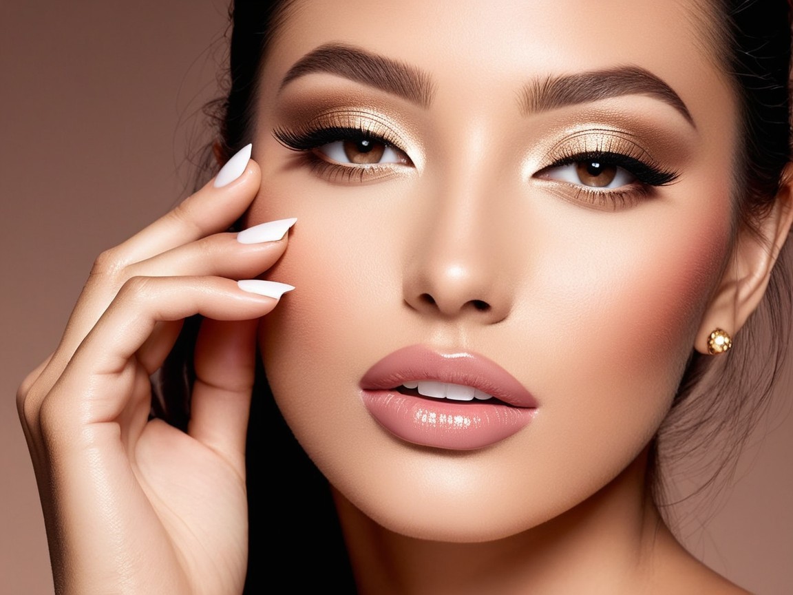 Flawless Beauty: A Portrait of Elegance