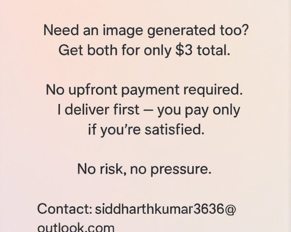 Promotional Offer for 4K AI Videos and Image Generation