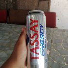 Large Casbaya Energy Drink Can with Cozy Background