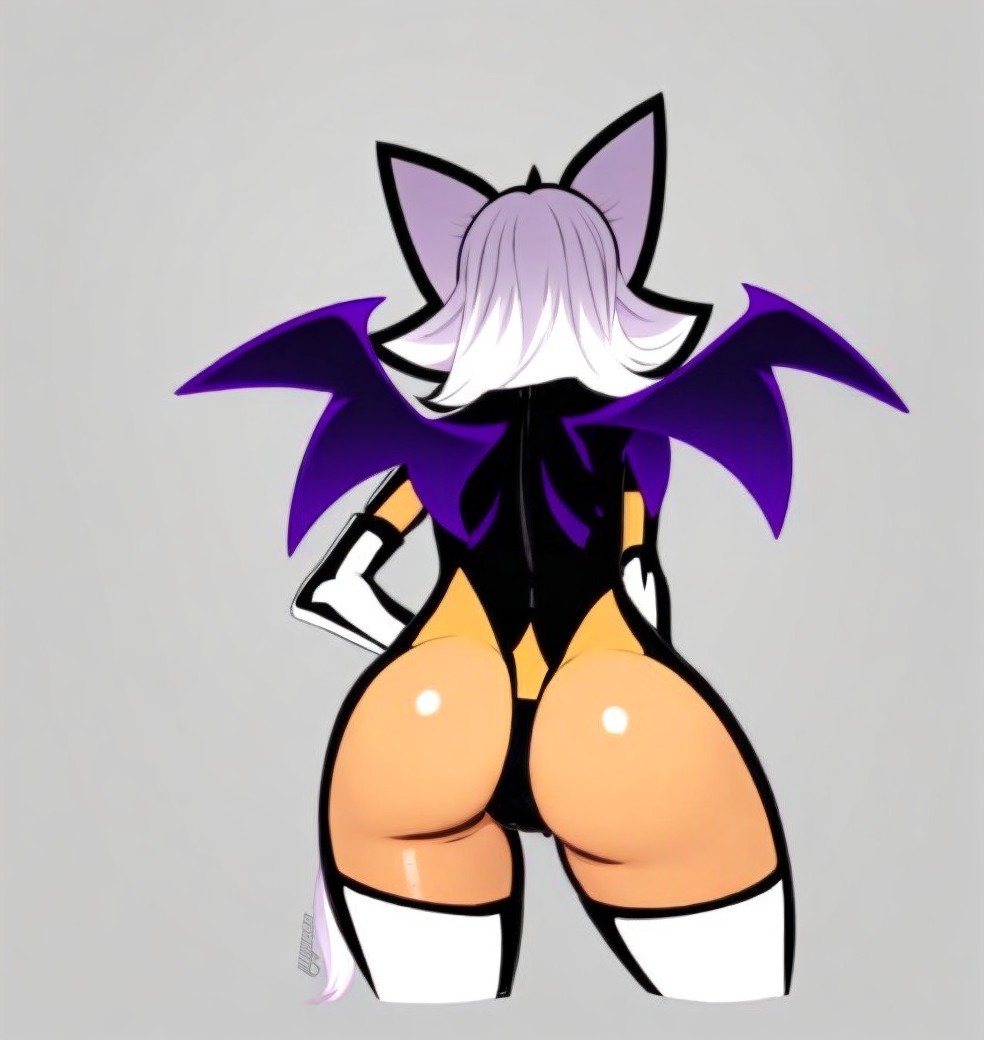 Anime Character with Bat Wings and Pointed Ears