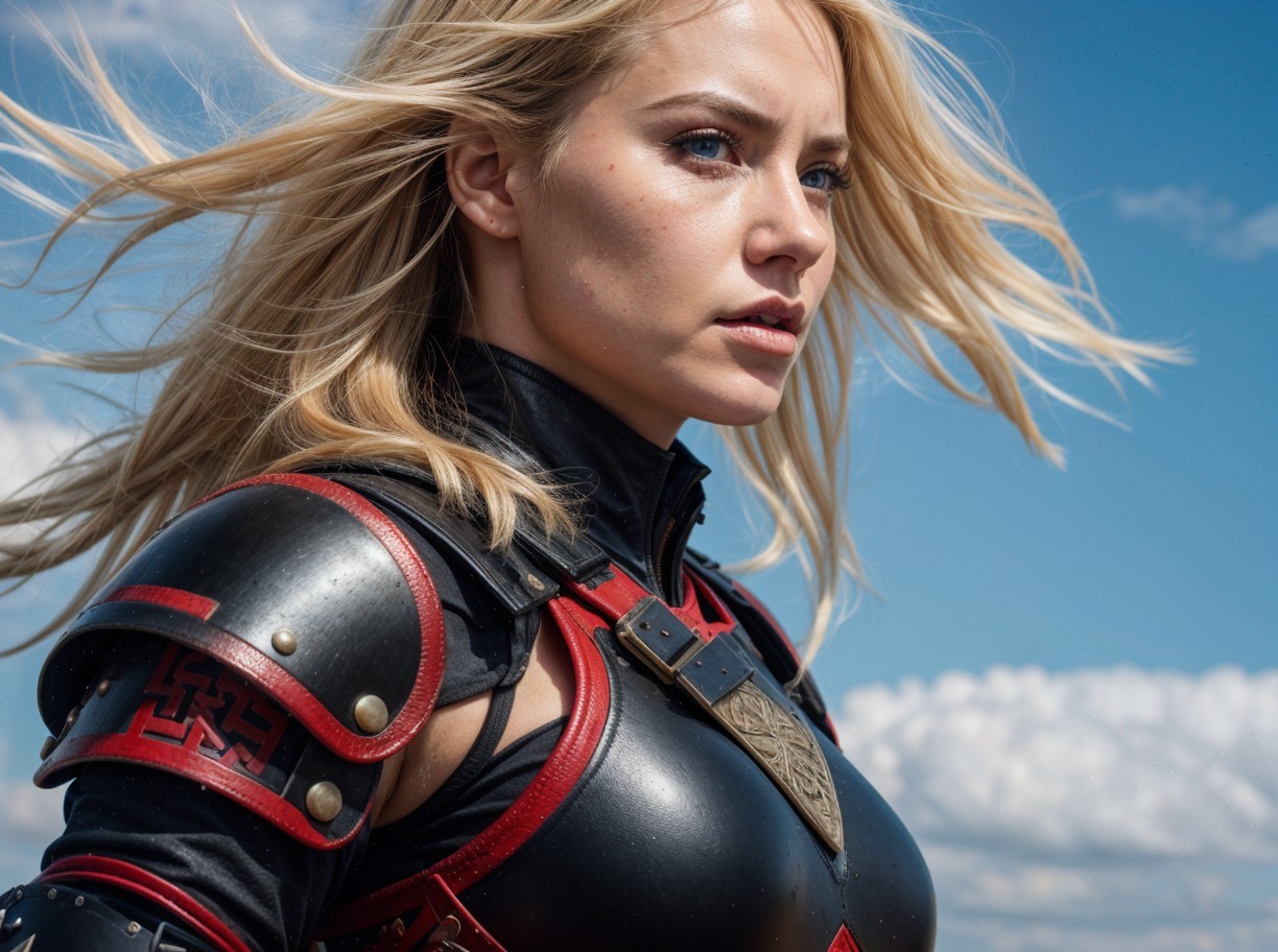 Female Character in Fantasy-Sci-Fi Armor Design
