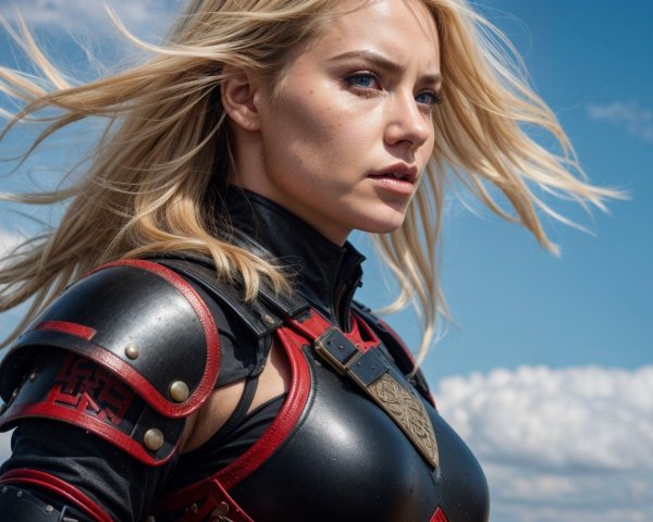 Female Character in Fantasy-Sci-Fi Armor Design