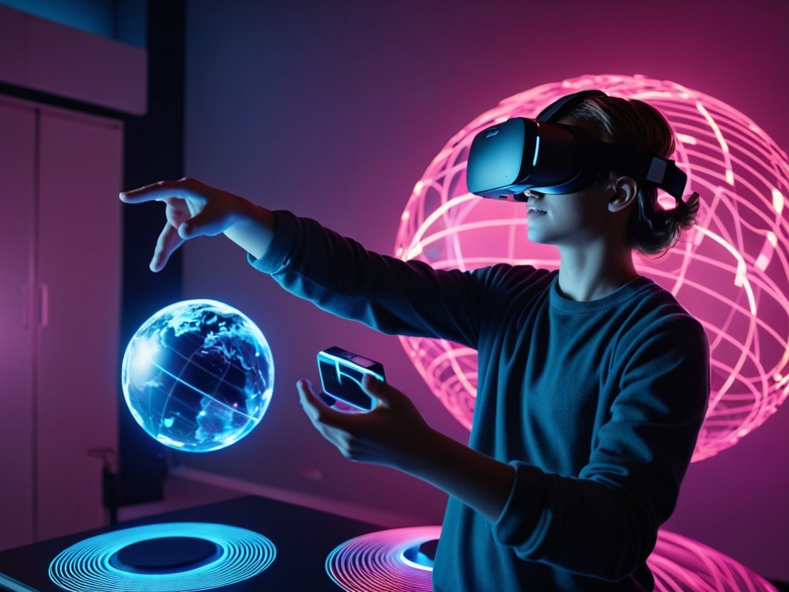 Virtual Reality Interaction with Holographic Globe