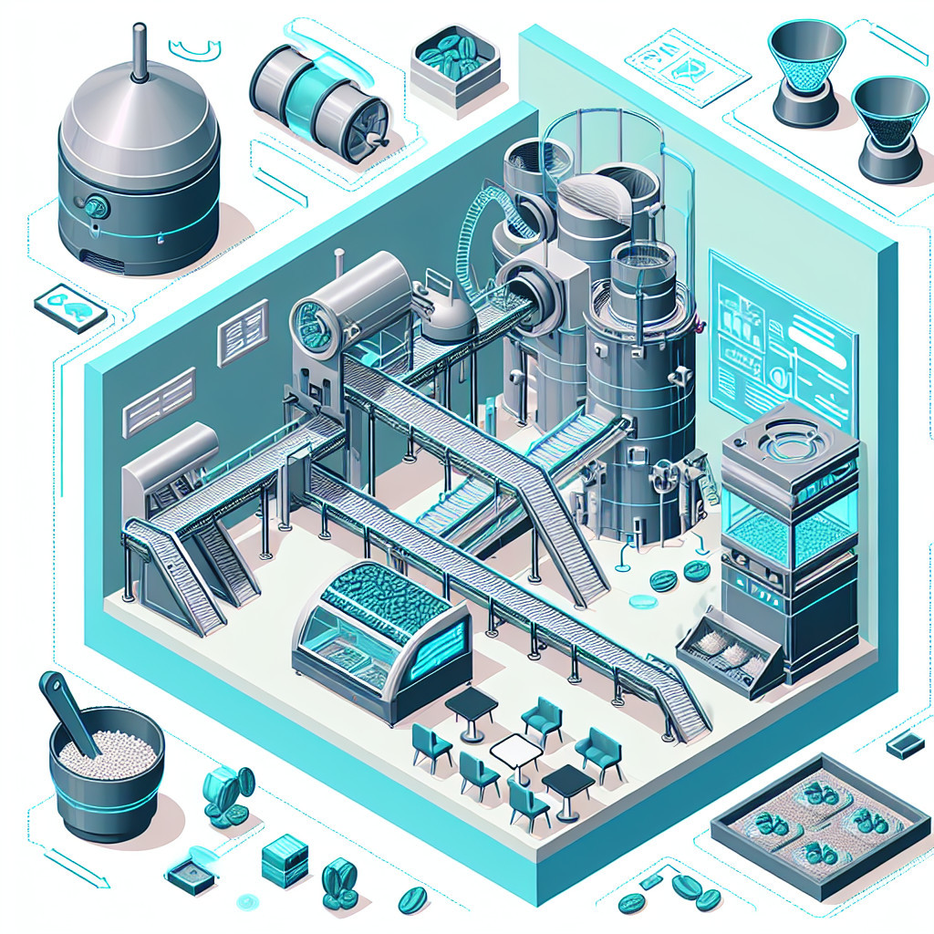 Isometric View of a Modern Industrial Factory Layout