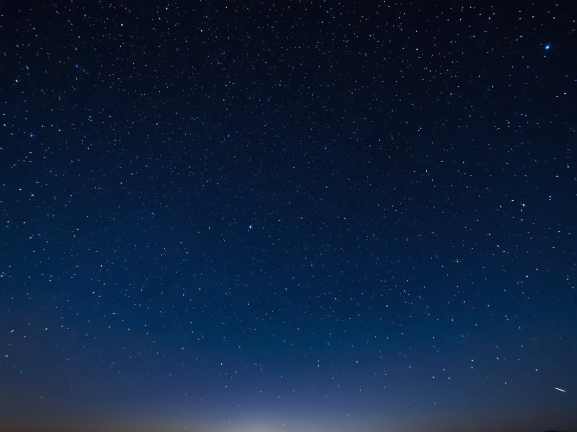 Vast Night Sky with Twinkling Stars and Serenity