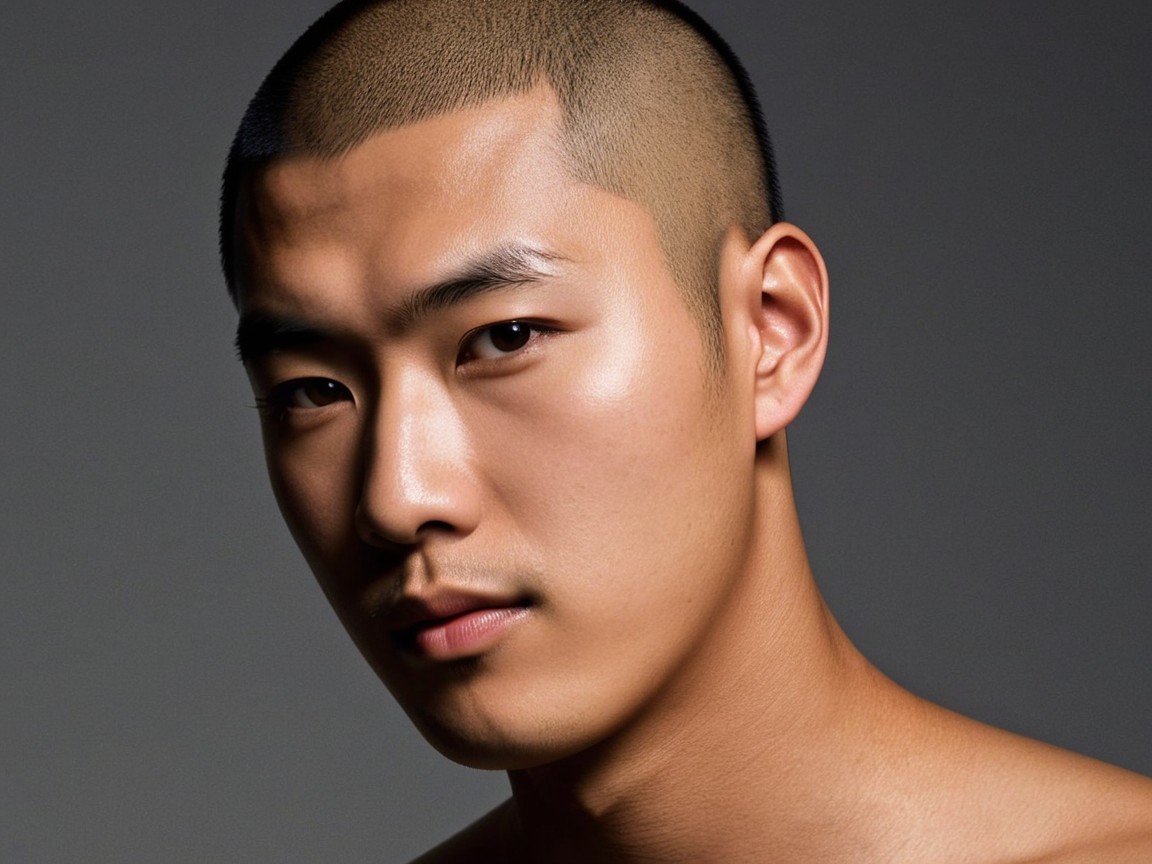 Close-Up Portrait of a Confident Young Man