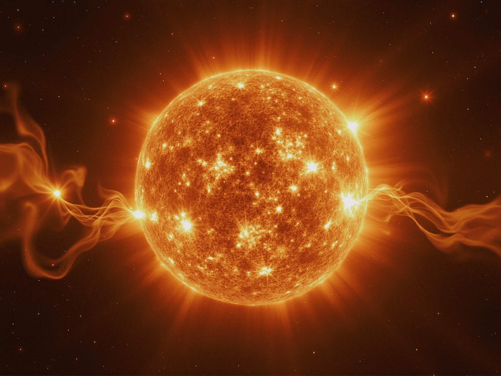 Vivid Illustration of the Sun's Dynamic Energy