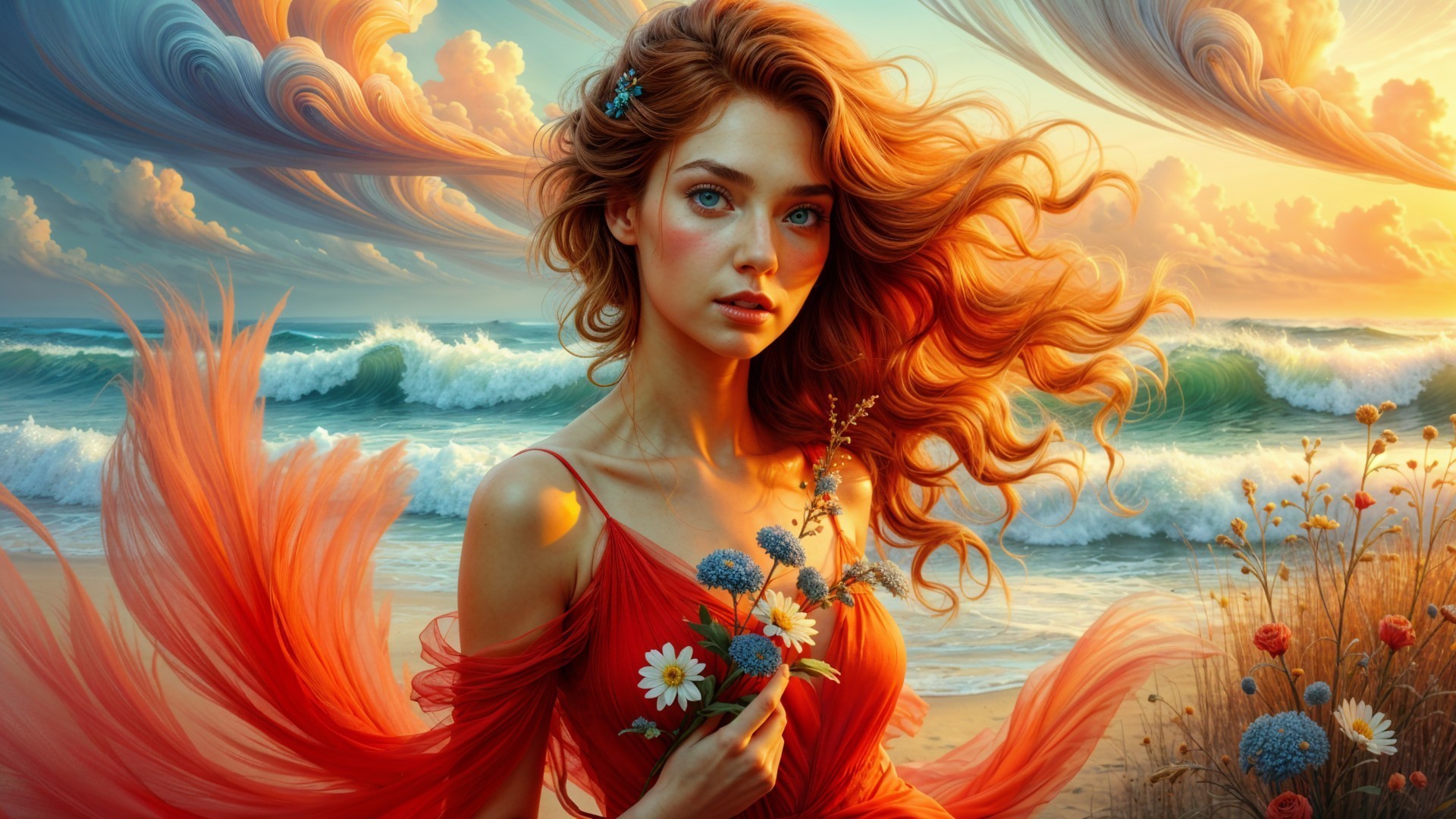 Enchanting Sunrise at the Beach