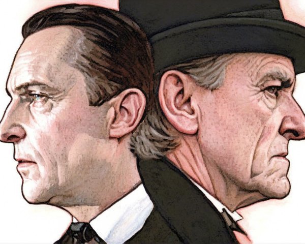 Profile Portraits of Two Contrasting Men