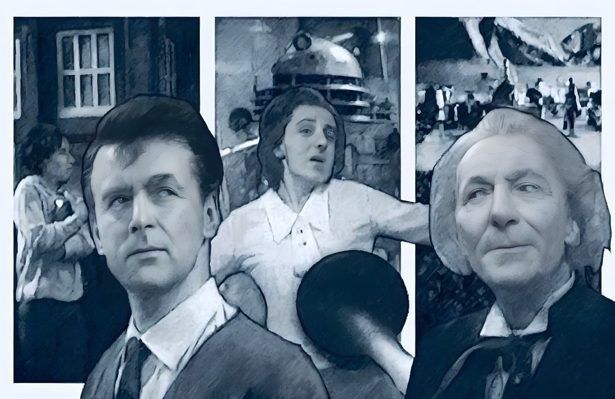 Collage of Three Distinct Characters with Expressions