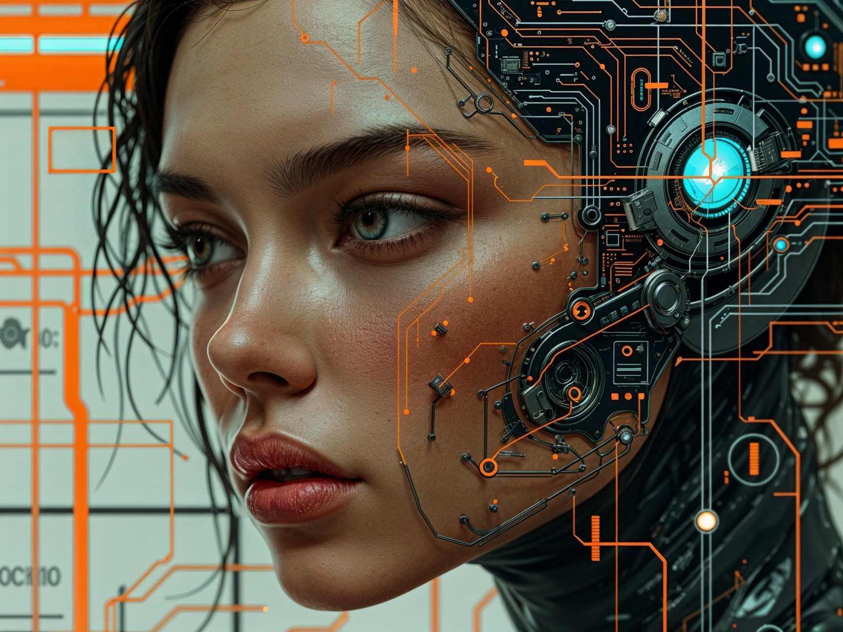 Fusion of Human Features and Cybernetic Elements