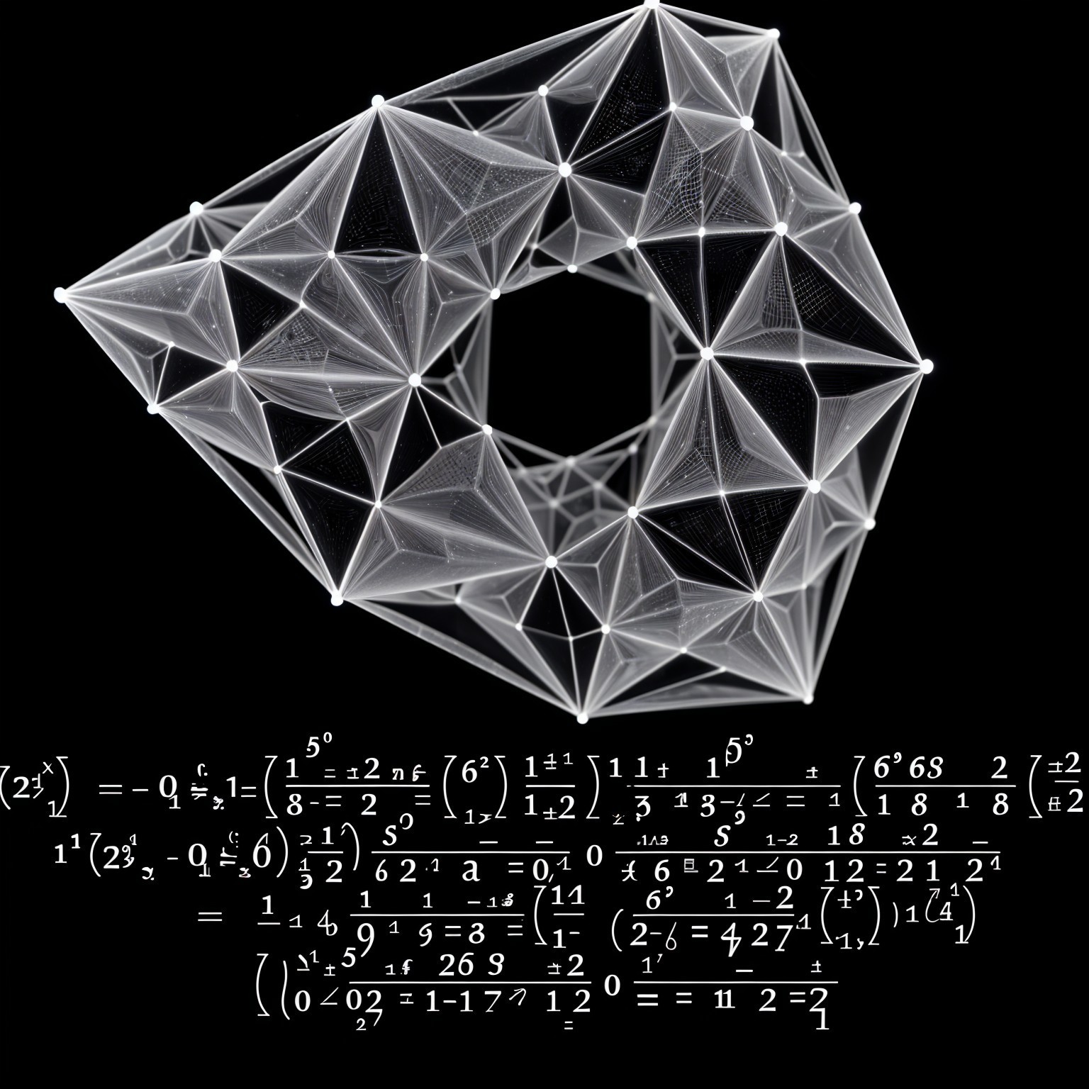 Transparent toroidal geometric structure with equations