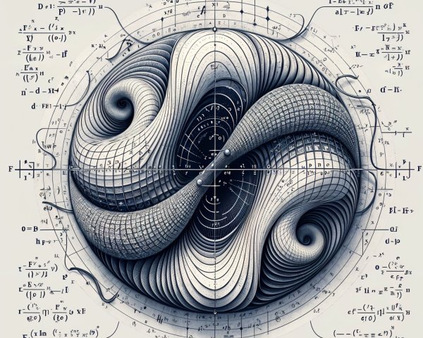 Intricate 3D Mathematical Structure with Geometric Patterns
