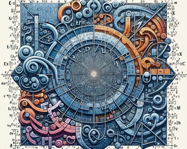 Abstract Design with Mathematical Formulas and Geometry