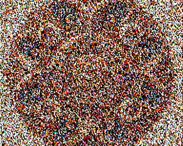 Abstract Pattern of Colorful Dots and Specks