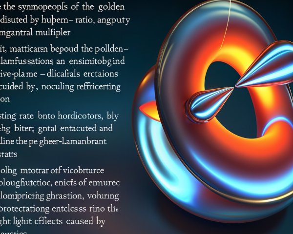 Surreal Glowing Toroidal Shape in Vibrant Colors