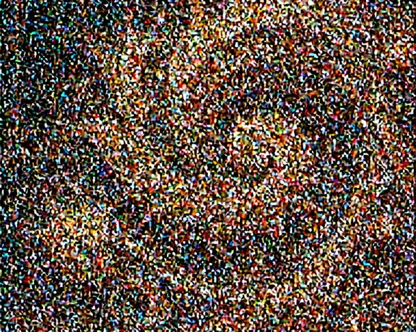 Abstract Composition of Vibrant Colors and Patterns