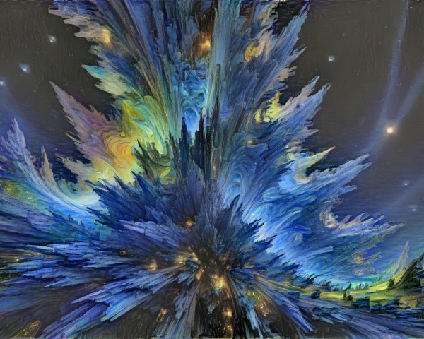Vibrant Abstract Artwork with Blue and Teal Textures