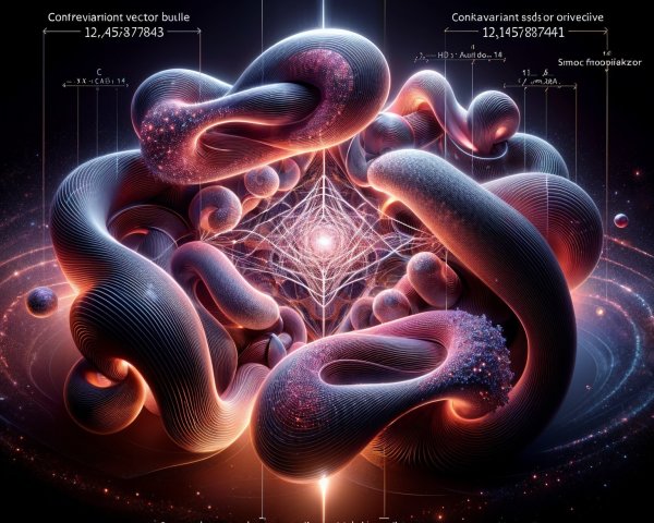 Abstract Design with Colorful Looped Structures and Geometry