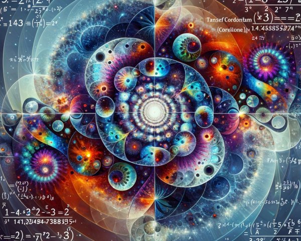 Fractal Design with Spirals and Cosmic Patterns