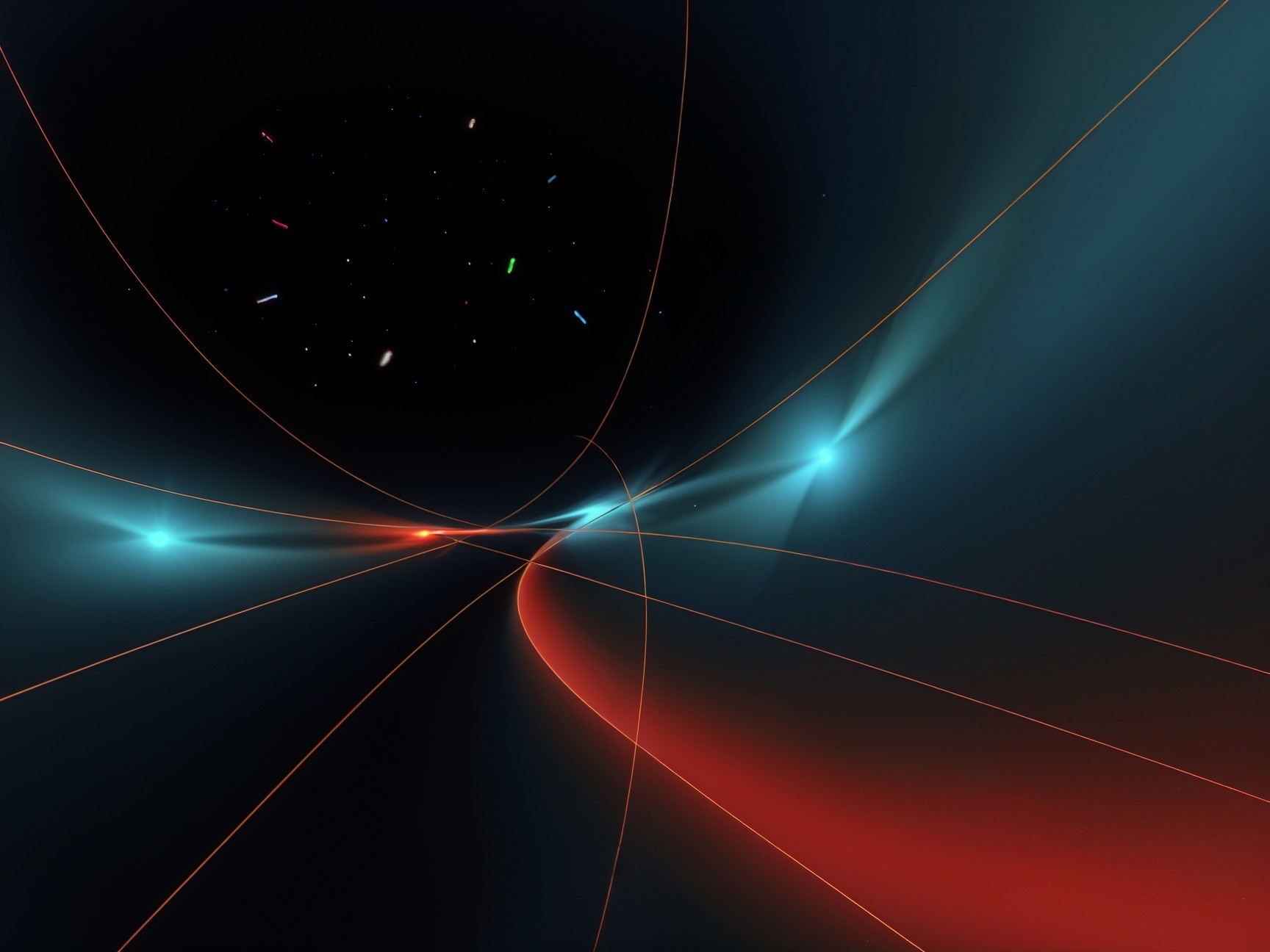 Surreal Digital Artwork of a Cosmic Space Scene