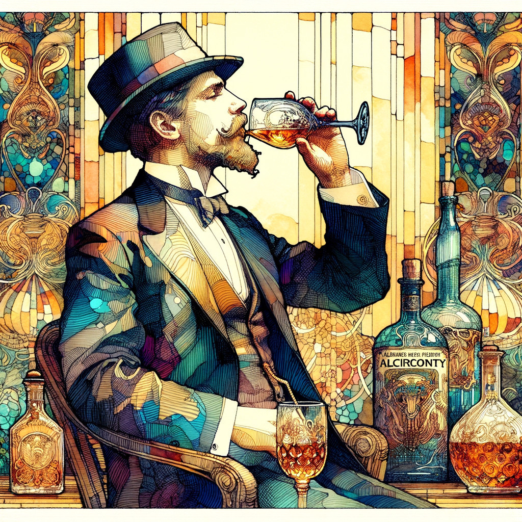 Stylish Gentleman in Tuxedo with Decorative Background