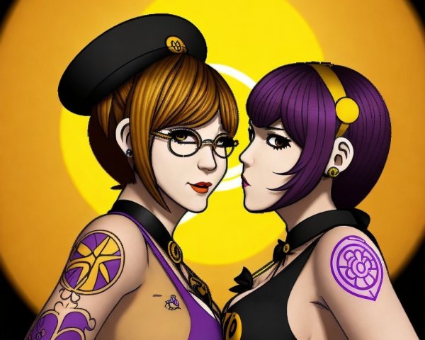 Stylish Women with Unique Outfits and Confident Poses