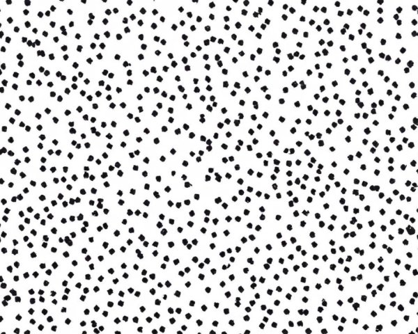 Abstract Black and White Polka Dot Pattern Design