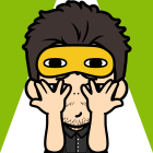 Elderly Man in Bed with Sunrise and Sleep Mask