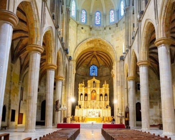 Interior Features of a Grand Cathedral