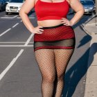 Confident Individual in Stylish Urban Fashion Outfit