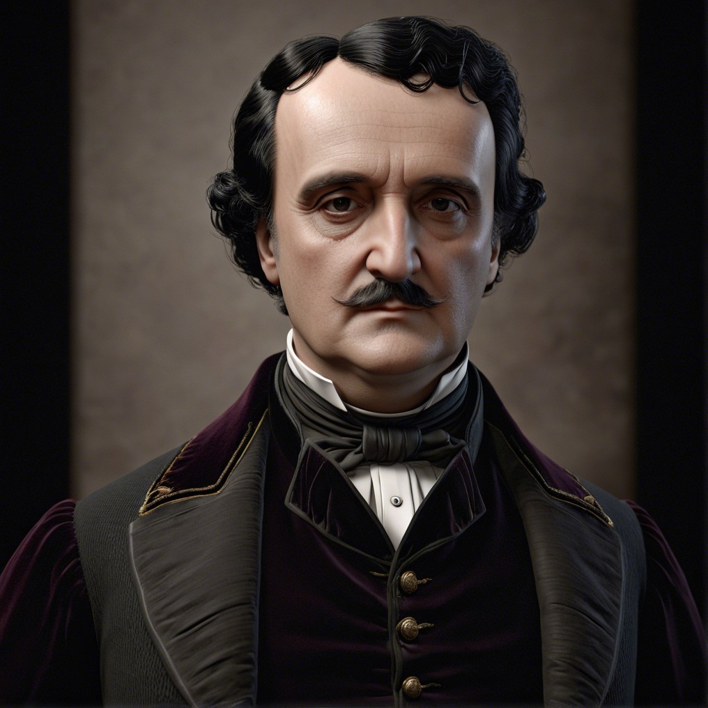 19th-Century Formal Portrait of a Man with Mustache