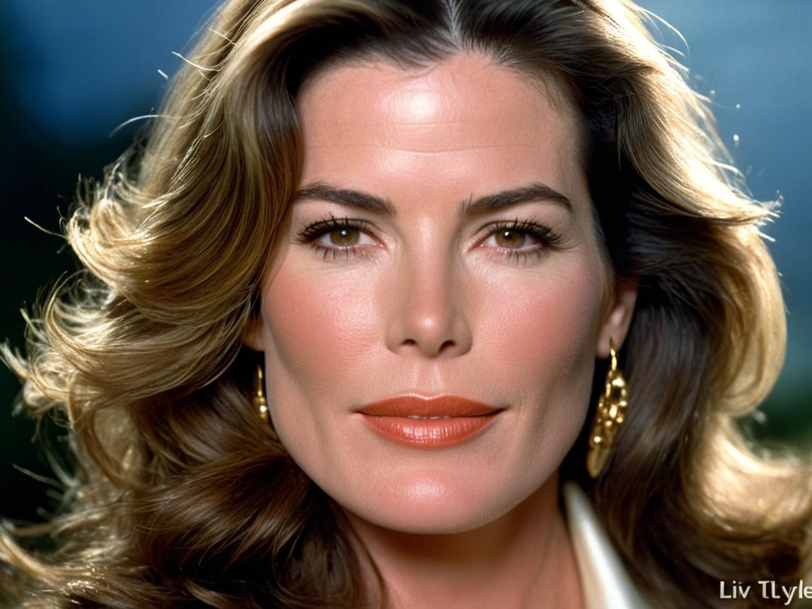 Close-up Portrait of a Woman with Radiant Features