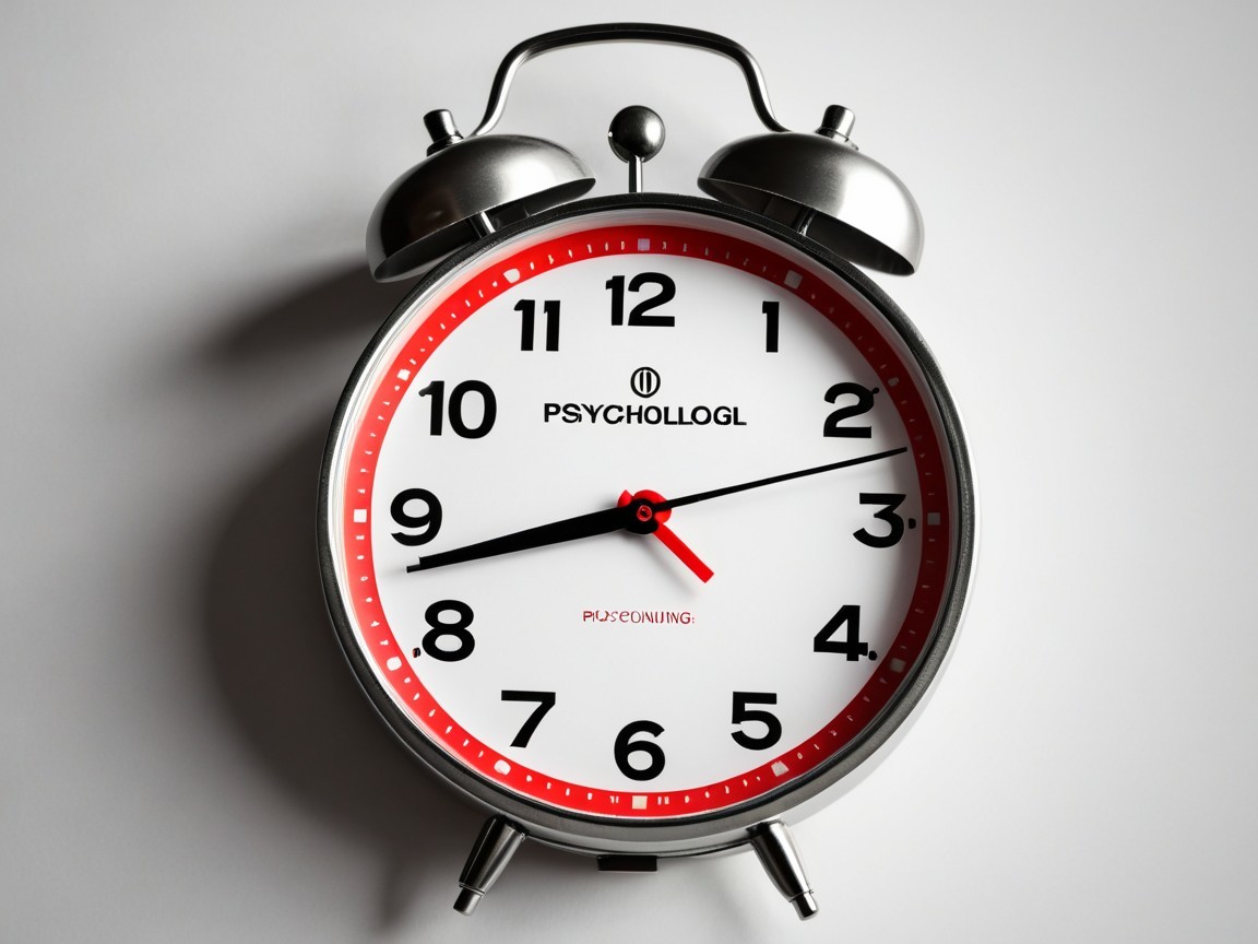 Close-Up of Silver Alarm Clock with Red Accents