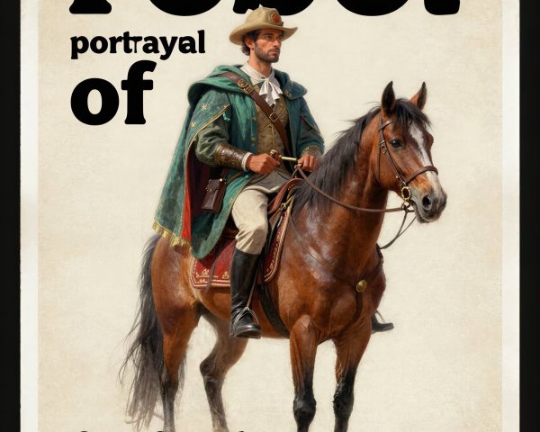 Rebel Portrayal of Irishman in Text-to-Image Poster