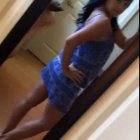 High Angle Shot of Woman in Mini Slip Dress Indoors