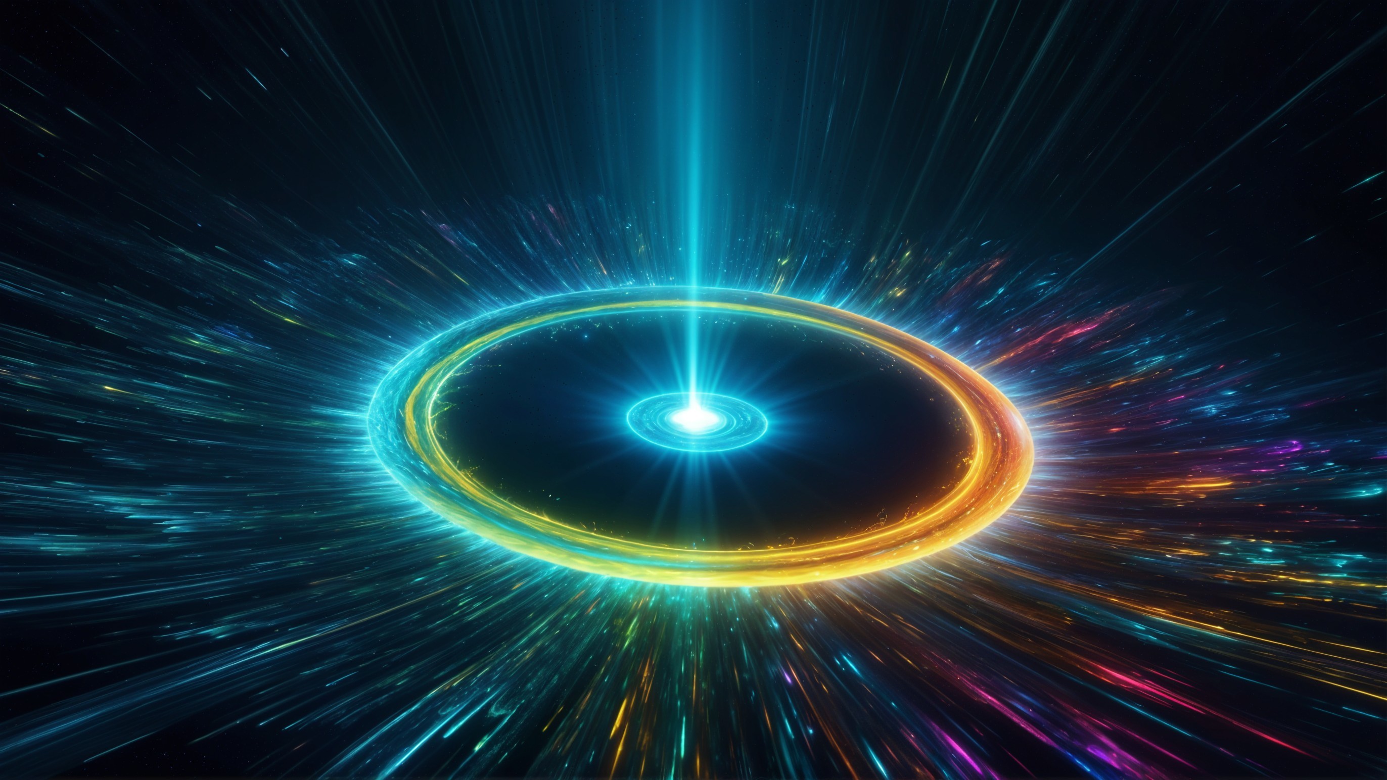 Singularity: Radiant Cosmic Energy in Motion
