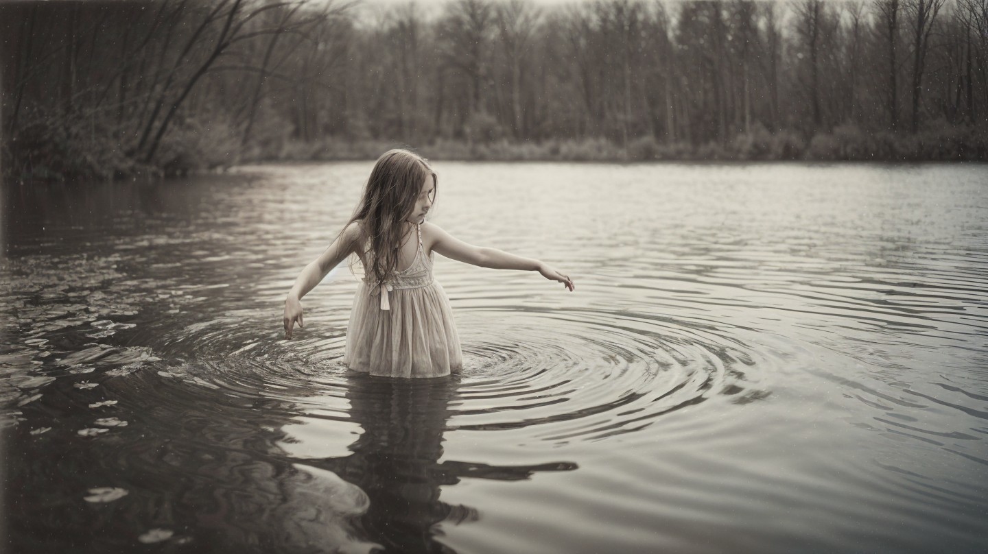 Ripples of Innocence in Tranquil Waters