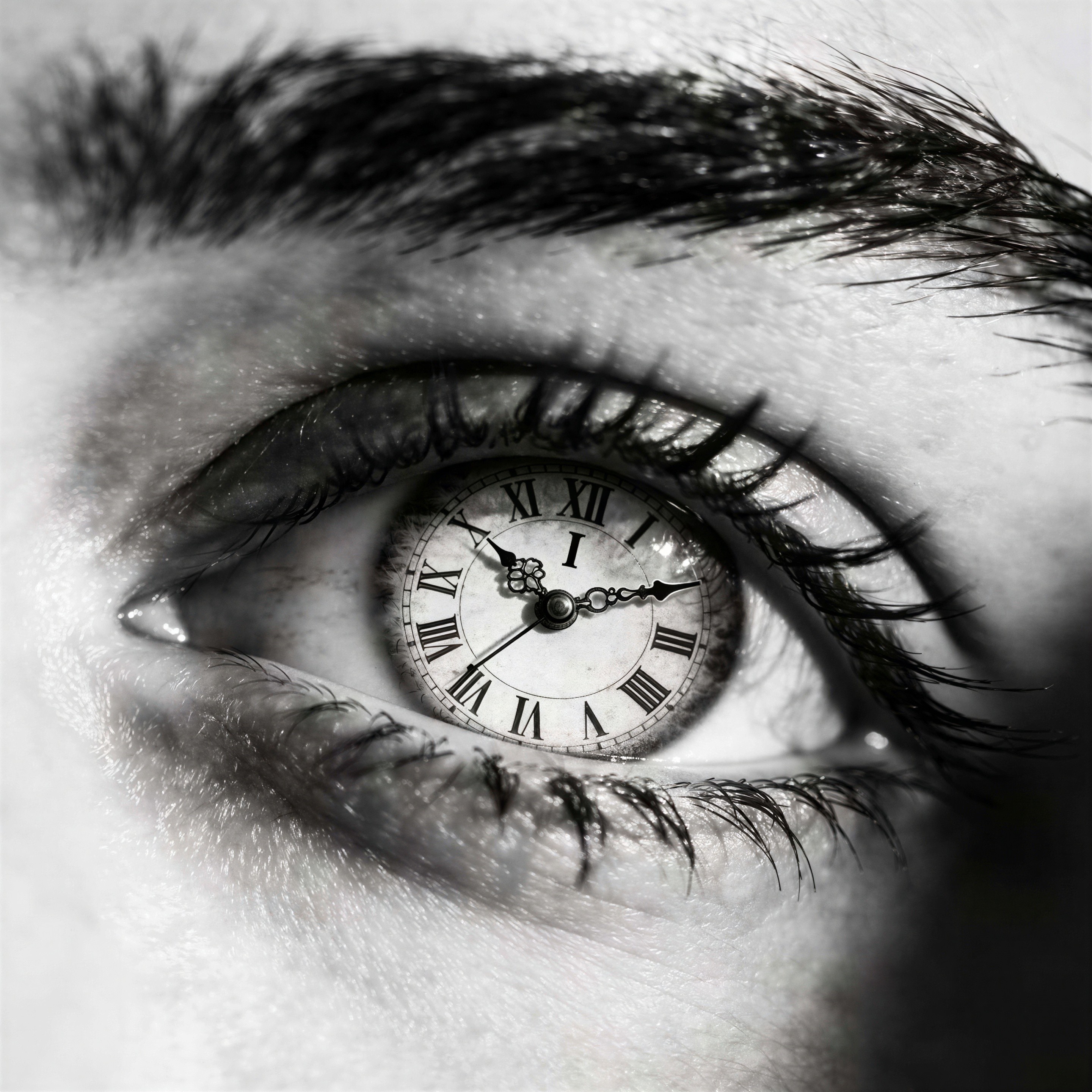 Time Reflected in the Eye's Depths