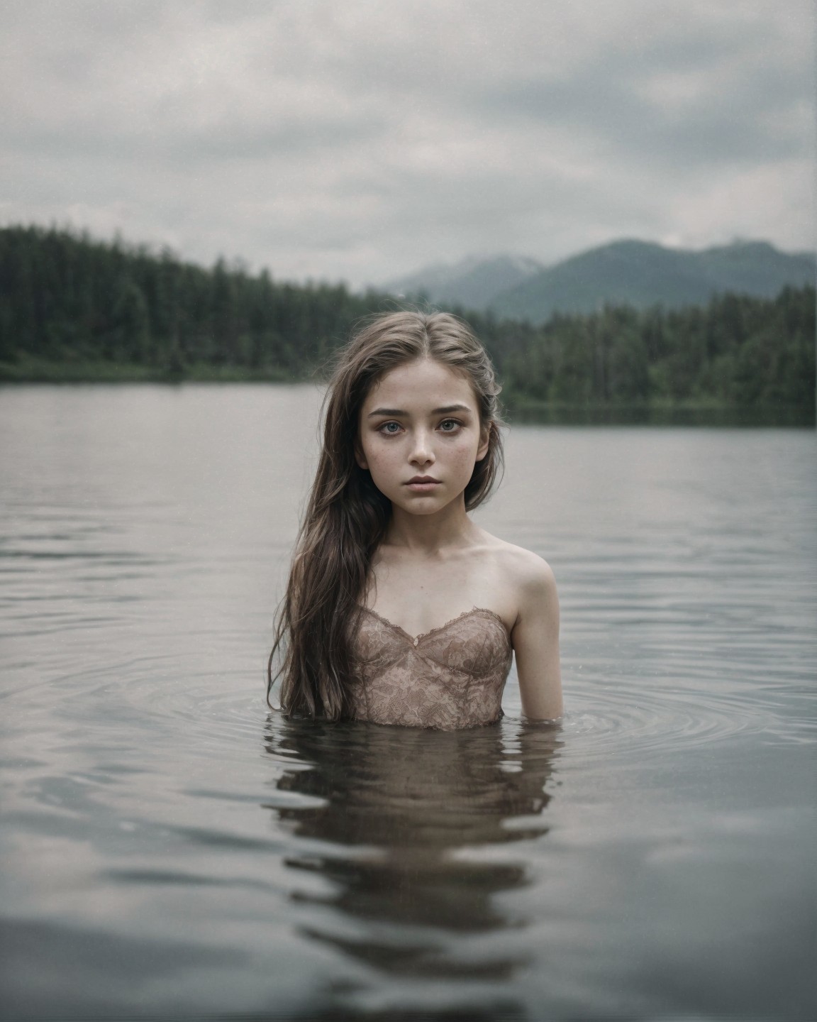 Serenity by the Tranquil Lake