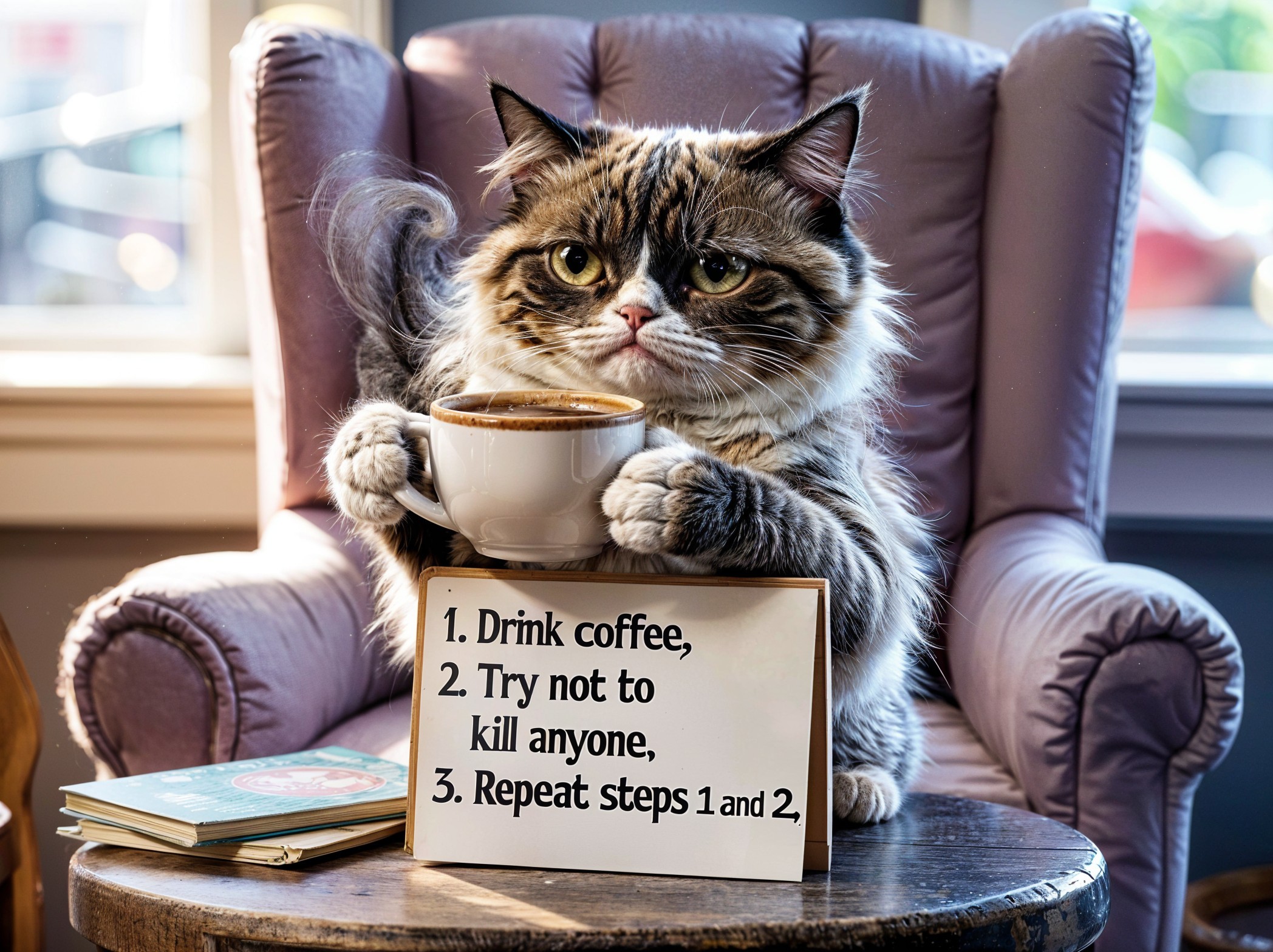 Cozy Cat's Guide to a Peaceful Day